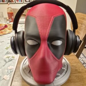 3D Printed 10"x9"Deadpool Headphone Stand Headphones Not Included